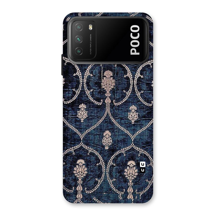 Blue Shade Rug Back Case for Poco M3