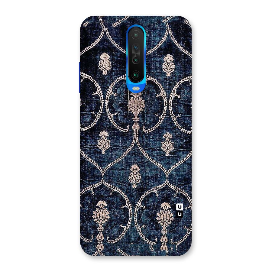 Blue Shade Rug Back Case for Poco X2
