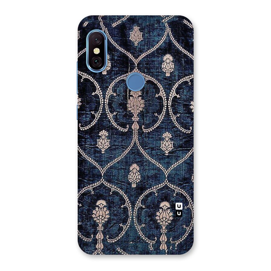 Blue Shade Rug Back Case for Redmi Note 6 Pro