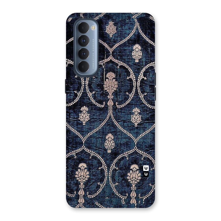 Blue Shade Rug Back Case for Reno4 Pro