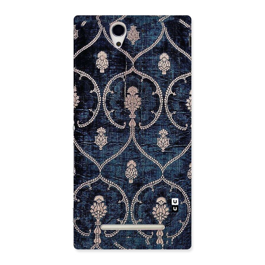 Blue Shade Rug Back Case for Sony Xperia C3