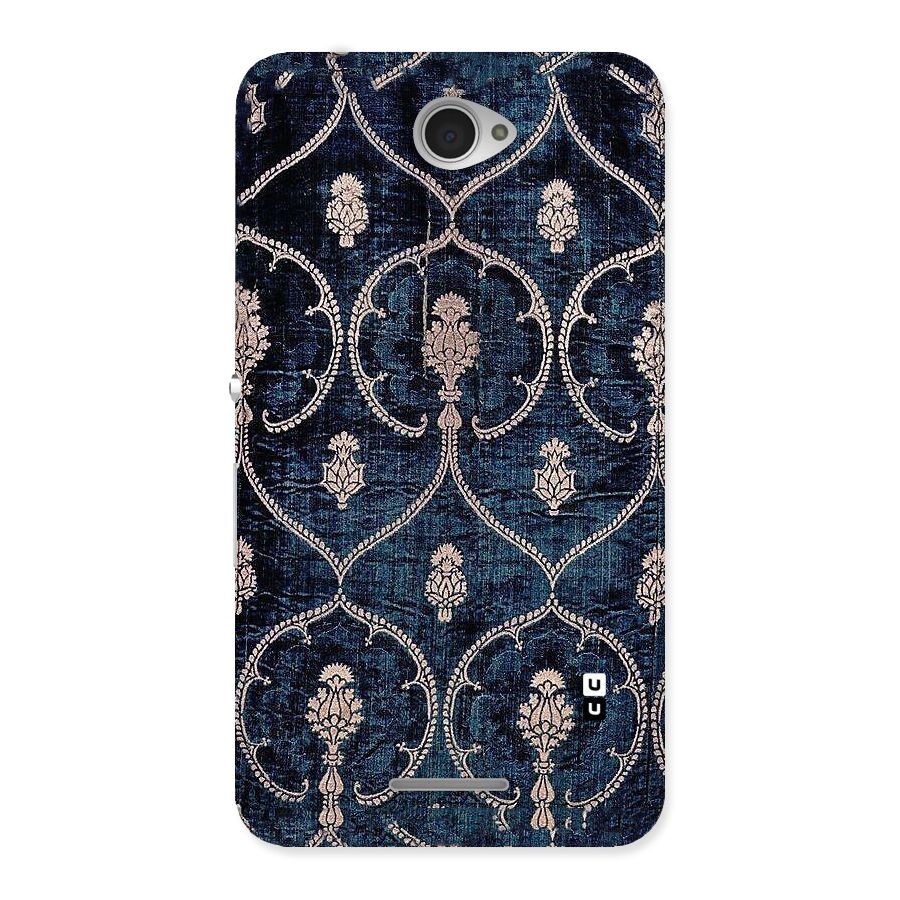 Blue Shade Rug Back Case for Sony Xperia E4