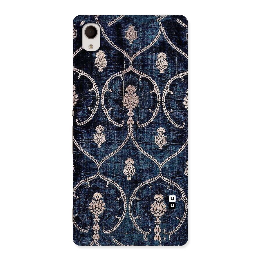 Blue Shade Rug Back Case for Sony Xperia M4