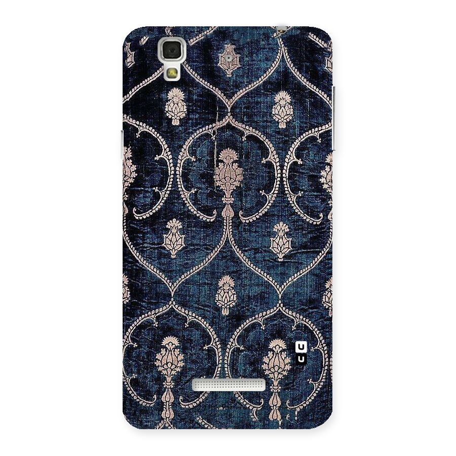 Blue Shade Rug Back Case for Yu Yureka
