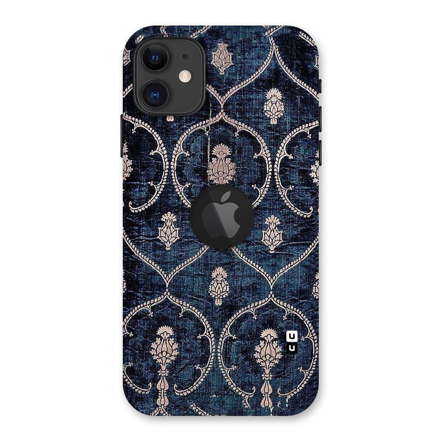 Blue Shade Rug Back Case for iPhone 11 Logo Cut