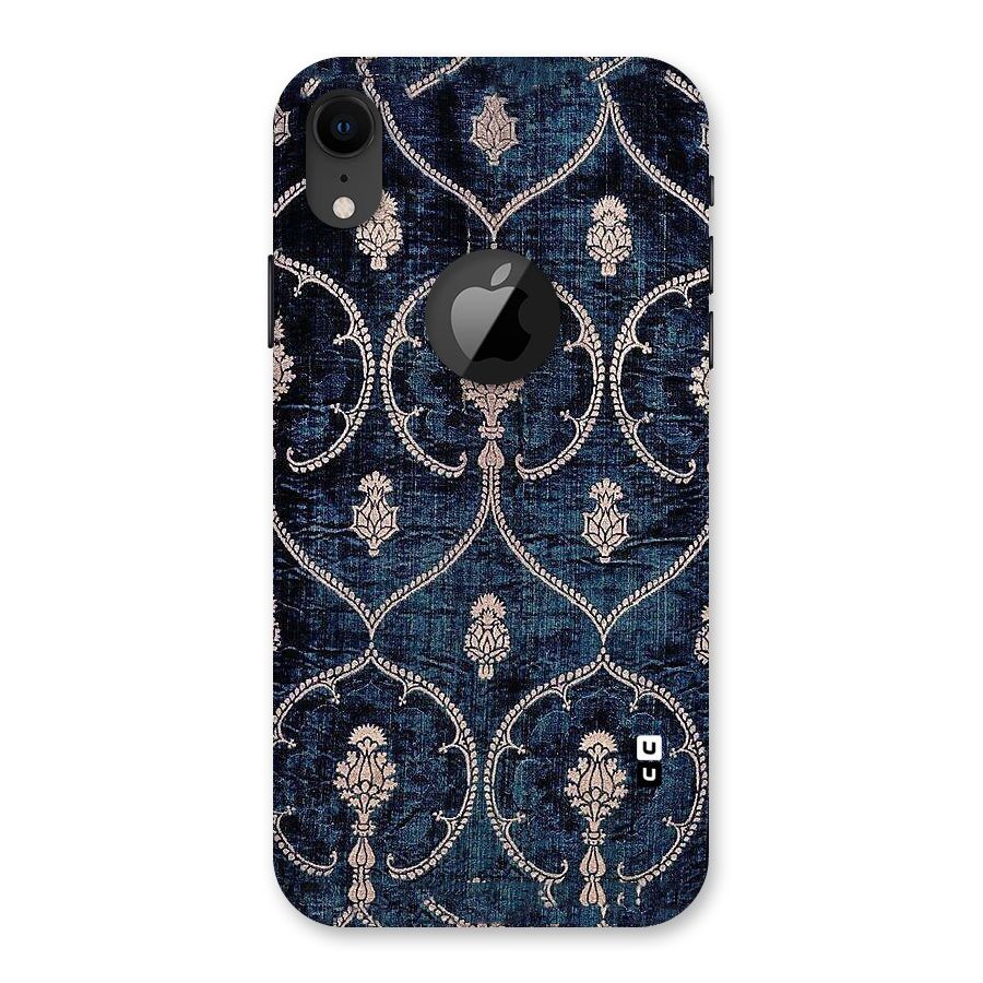 Blue Shade Rug Back Case for iPhone XR Logo Cut