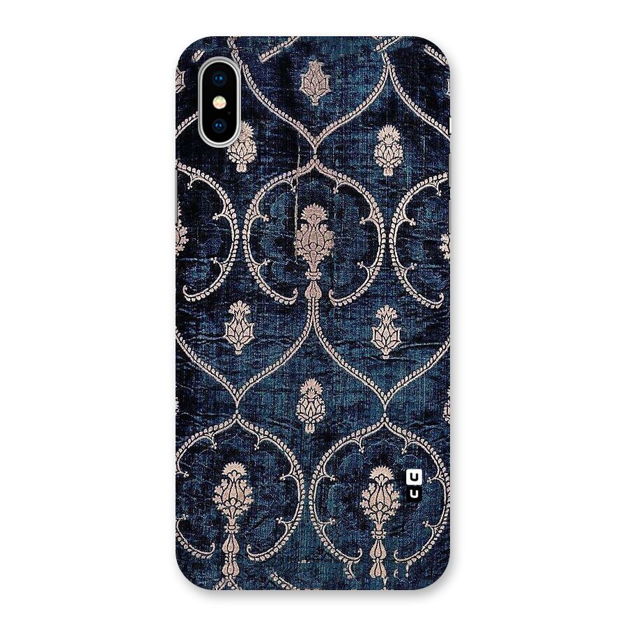 Blue Shade Rug Back Case for iPhone XS