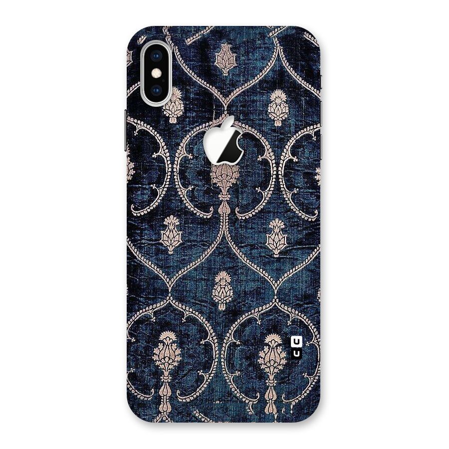 Blue Shade Rug Back Case for iPhone XS Max Apple Cut