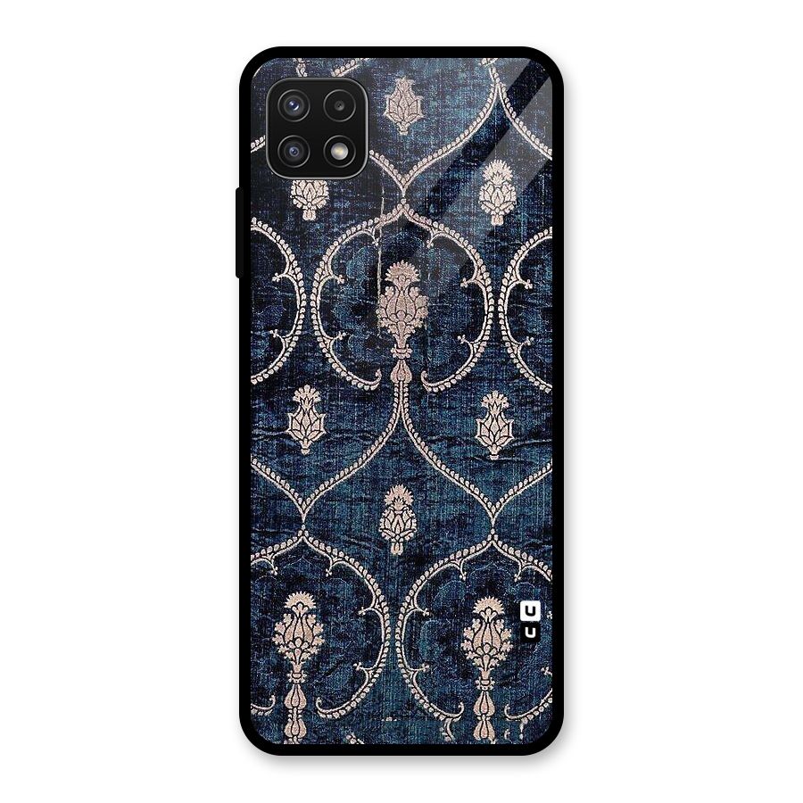 Blue Shade Rug Glass Back Case for Galaxy A22 5G