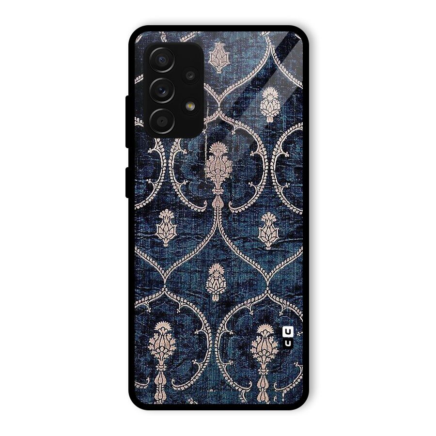 Blue Shade Rug Glass Back Case for Galaxy A53 5G