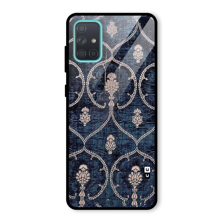 Blue Shade Rug Glass Back Case for Galaxy A71