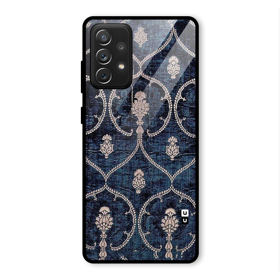 Blue Shade Rug Glass Back Case for Galaxy A72
