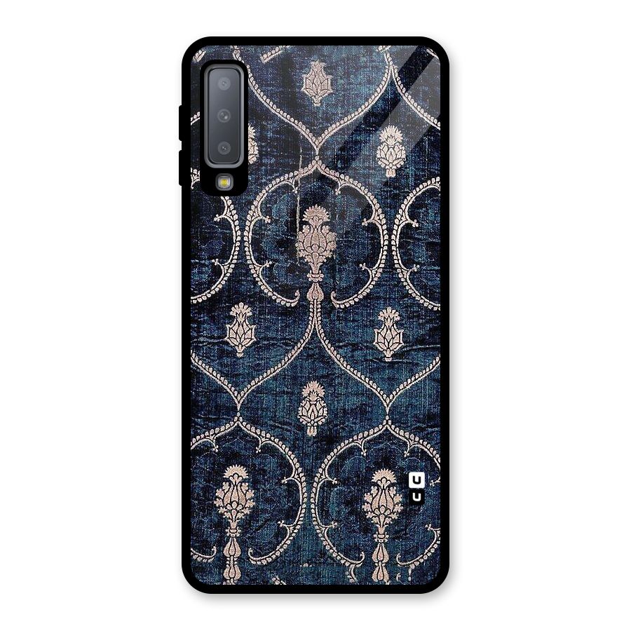 Blue Shade Rug Glass Back Case for Galaxy A7 (2018)