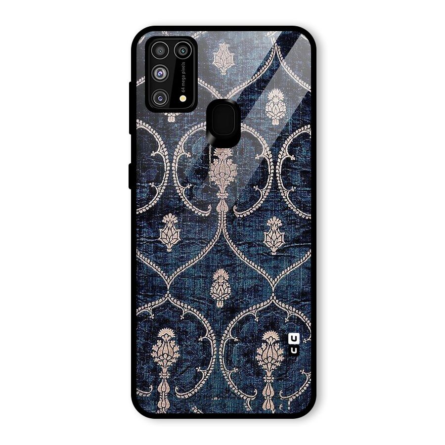 Blue Shade Rug Glass Back Case for Galaxy F41