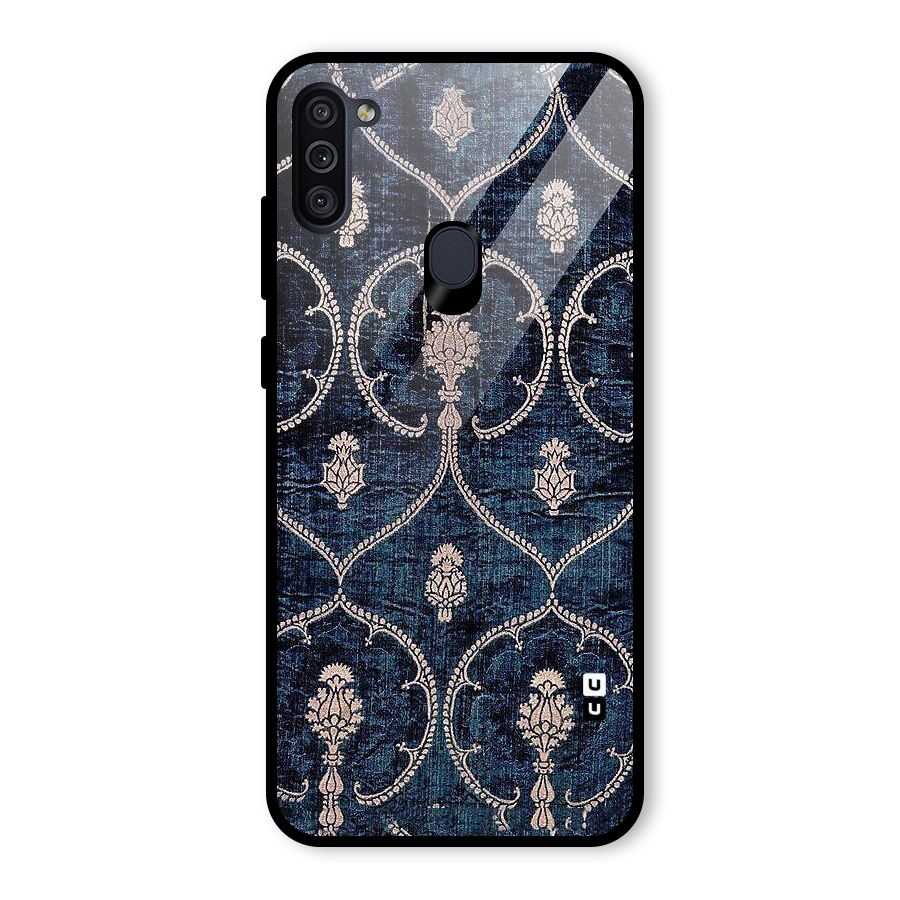 Blue Shade Rug Glass Back Case for Galaxy M11