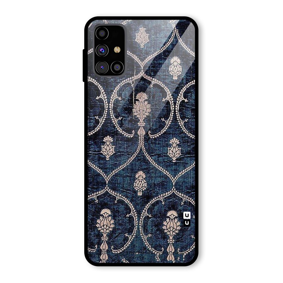 Blue Shade Rug Glass Back Case for Galaxy M31s