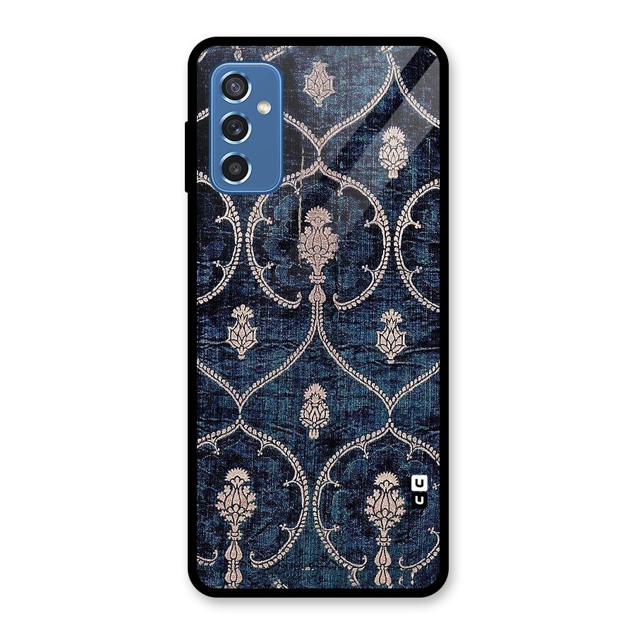 Blue Shade Rug Glass Back Case for Galaxy M52 5G