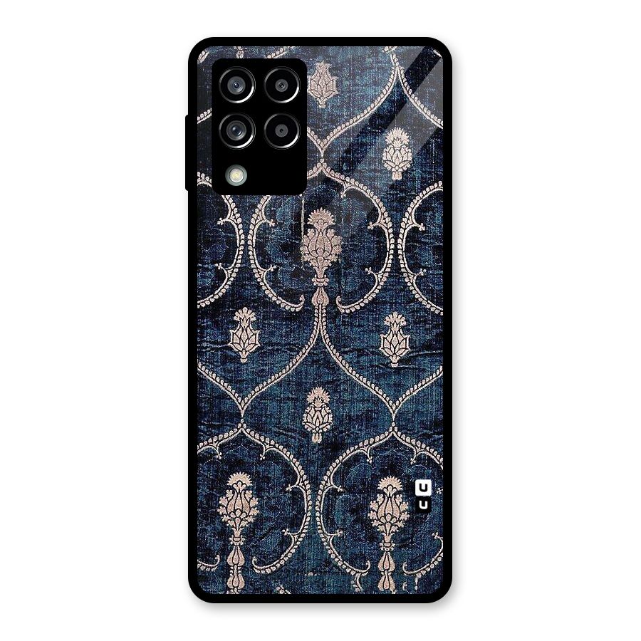 Blue Shade Rug Glass Back Case for Galaxy M53 5G