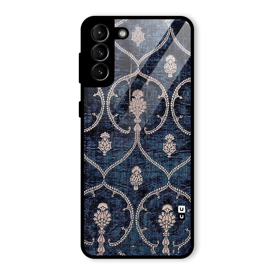 Blue Shade Rug Glass Back Case for Galaxy S21 Plus