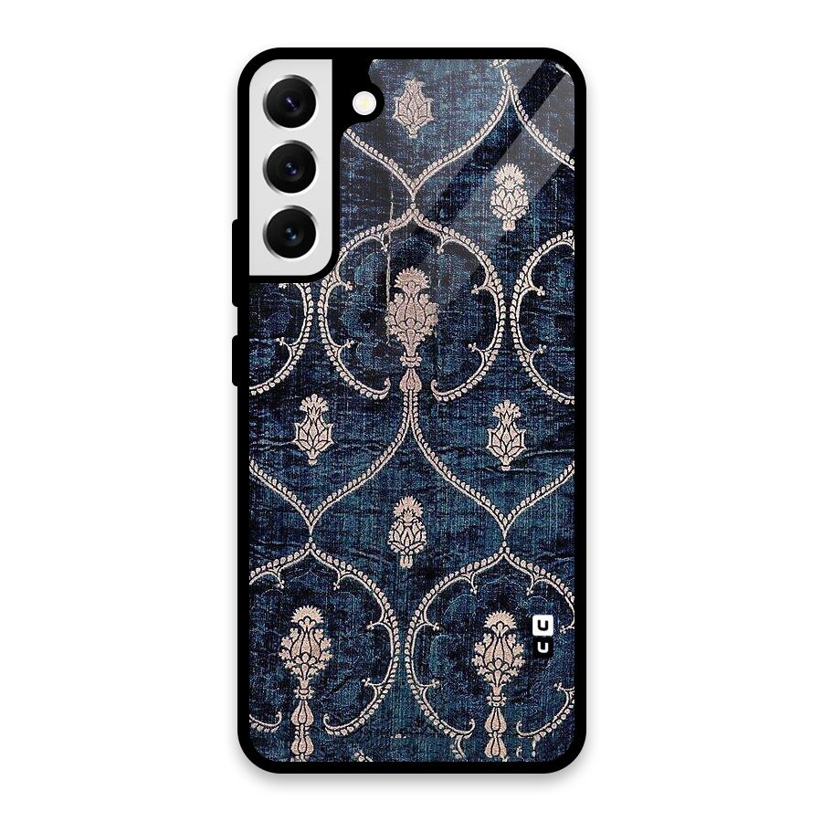 Blue Shade Rug Glass Back Case for Galaxy S22 Plus 5G