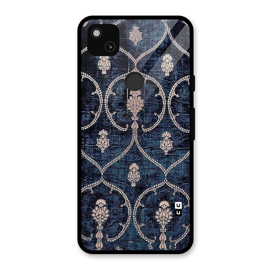 Blue Shade Rug Glass Back Case for Google Pixel 4a