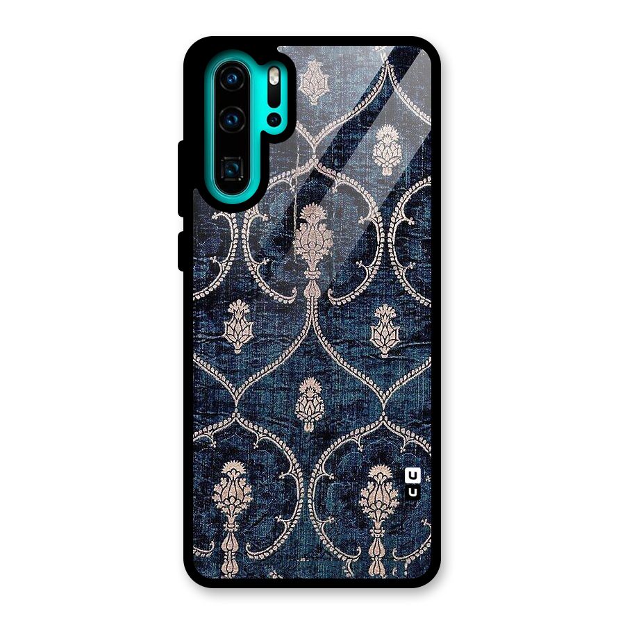 Blue Shade Rug Glass Back Case for Huawei P30 Pro