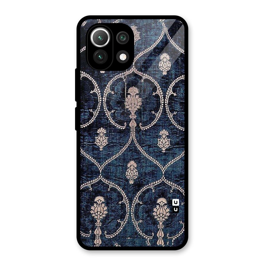 Blue Shade Rug Glass Back Case for Mi 11 Lite NE 5G