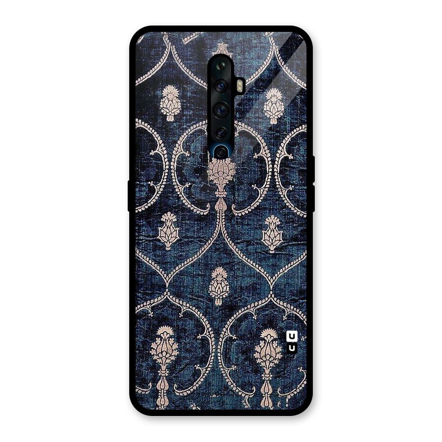 Blue Shade Rug Glass Back Case for Oppo Reno2 F