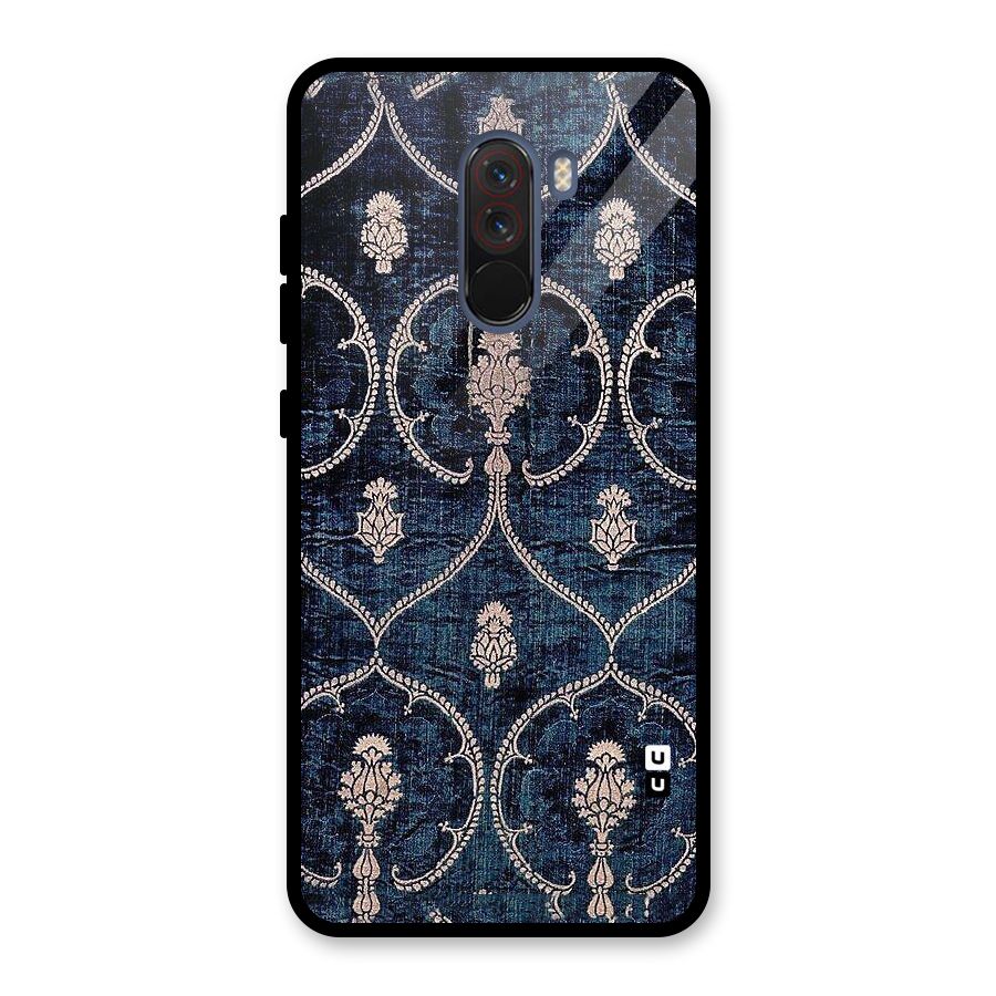 Blue Shade Rug Glass Back Case for Poco F1