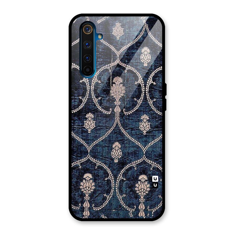 Blue Shade Rug Glass Back Case for Realme 6 Pro