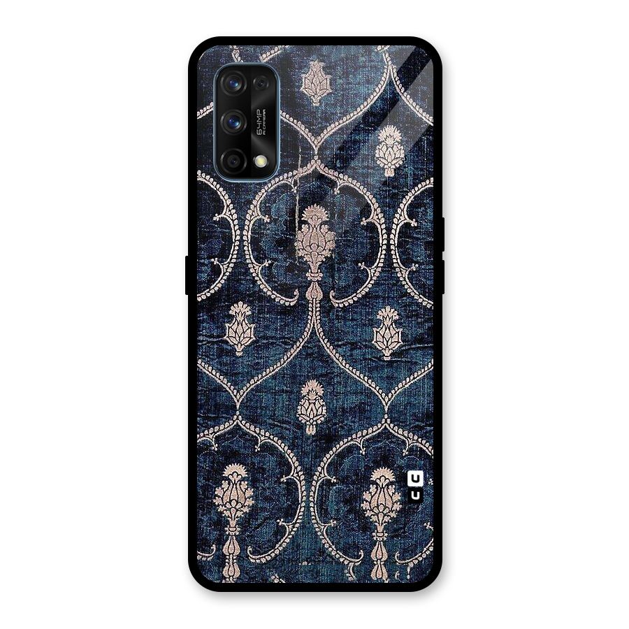 Blue Shade Rug Glass Back Case for Realme 7 Pro