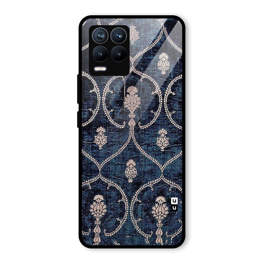 Blue Shade Rug Glass Back Case for Realme 8 Pro