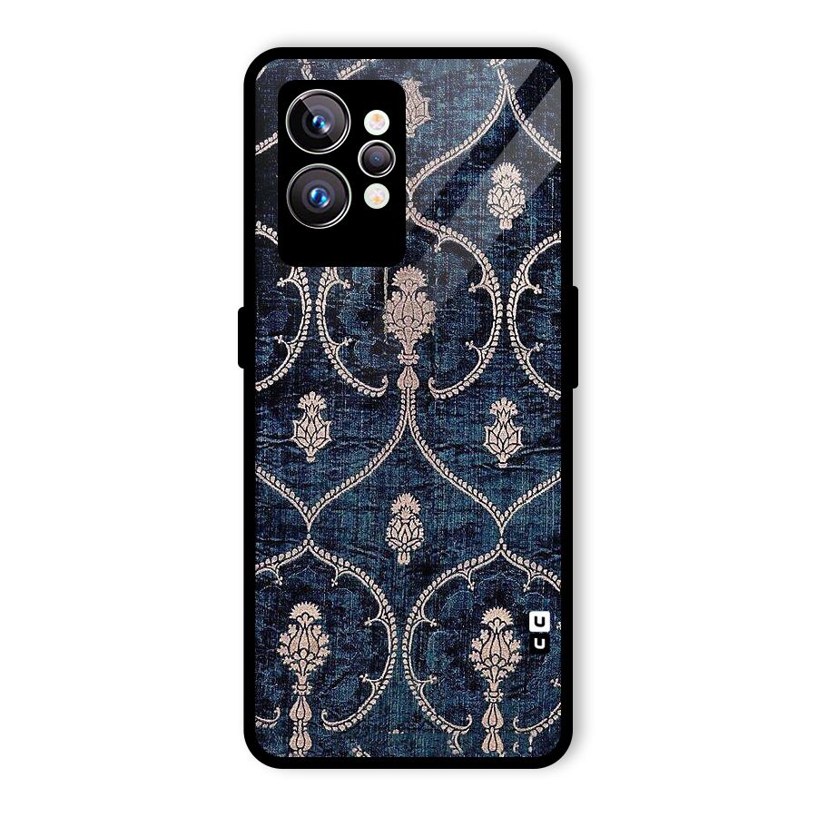 Blue Shade Rug Glass Back Case for Realme GT2 Pro