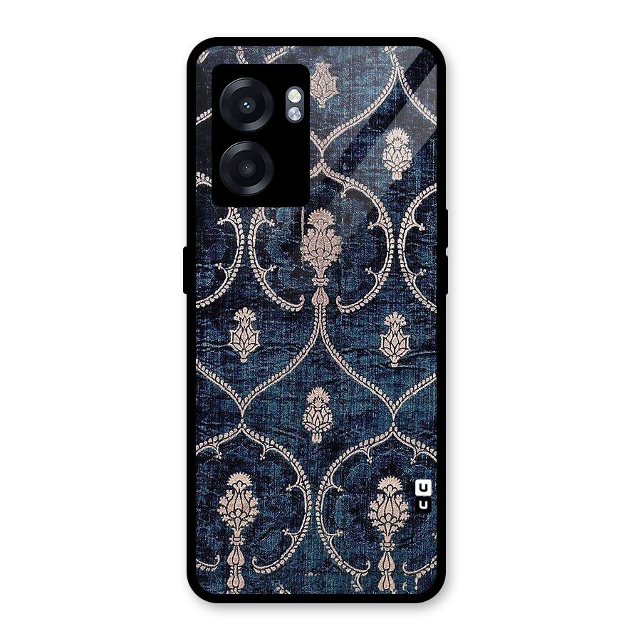 Blue Shade Rug Glass Back Case for Realme Narzo 50 5G