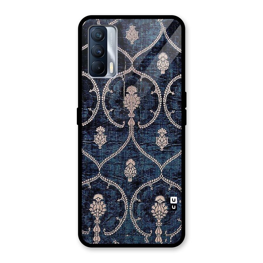 Blue Shade Rug Glass Back Case for Realme X7