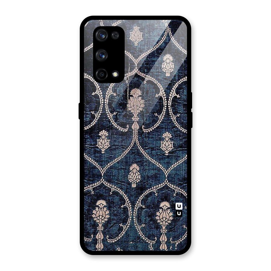 Blue Shade Rug Glass Back Case for Realme X7 Pro