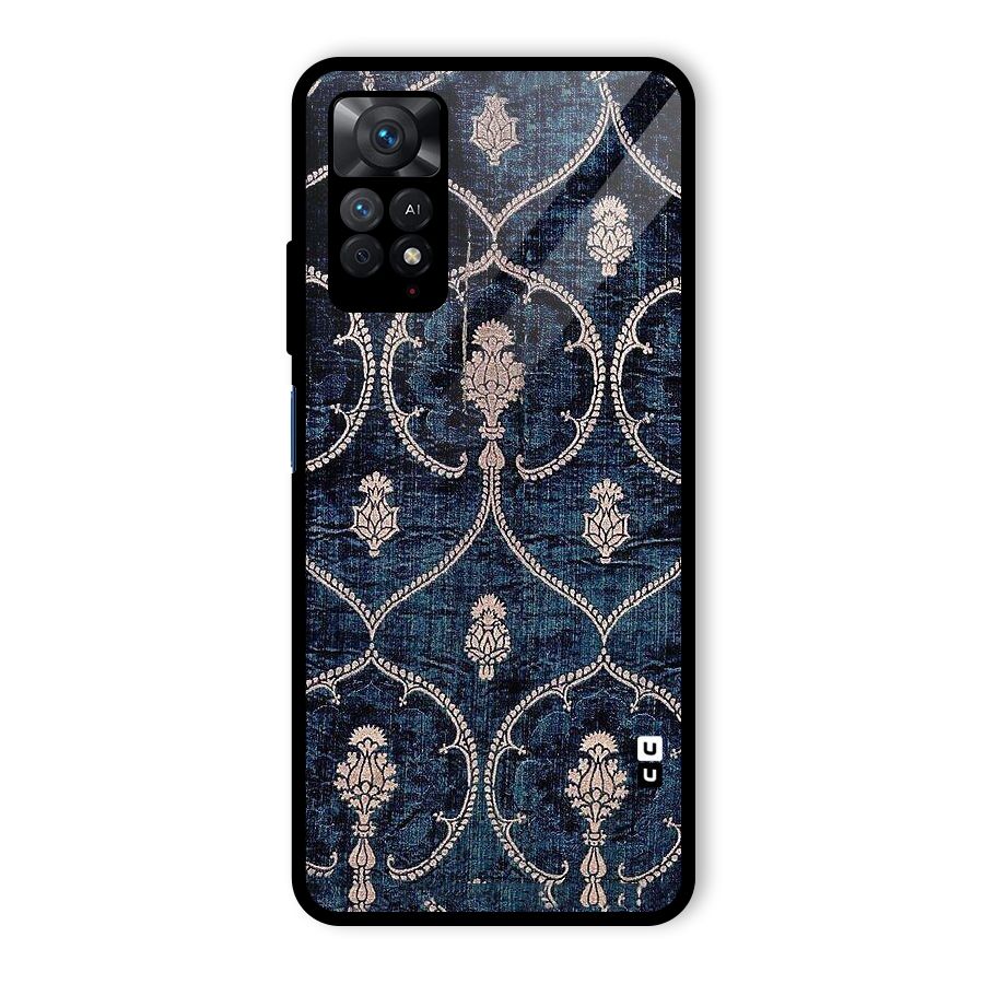 Blue Shade Rug Glass Back Case for Redmi Note 11 Pro