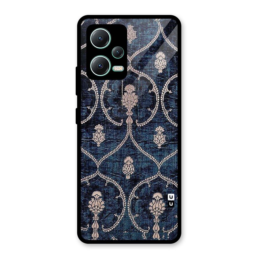 Blue Shade Rug Glass Back Case for Redmi Note 12 5G
