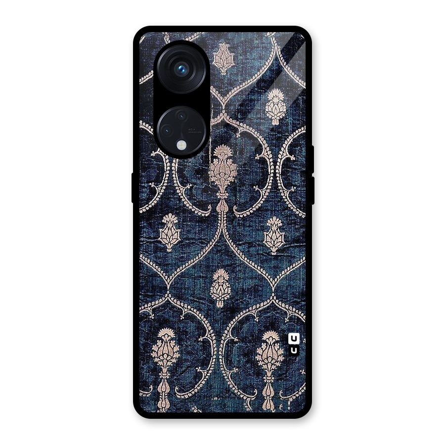 Blue Shade Rug Glass Back Case for Reno8 T 5G