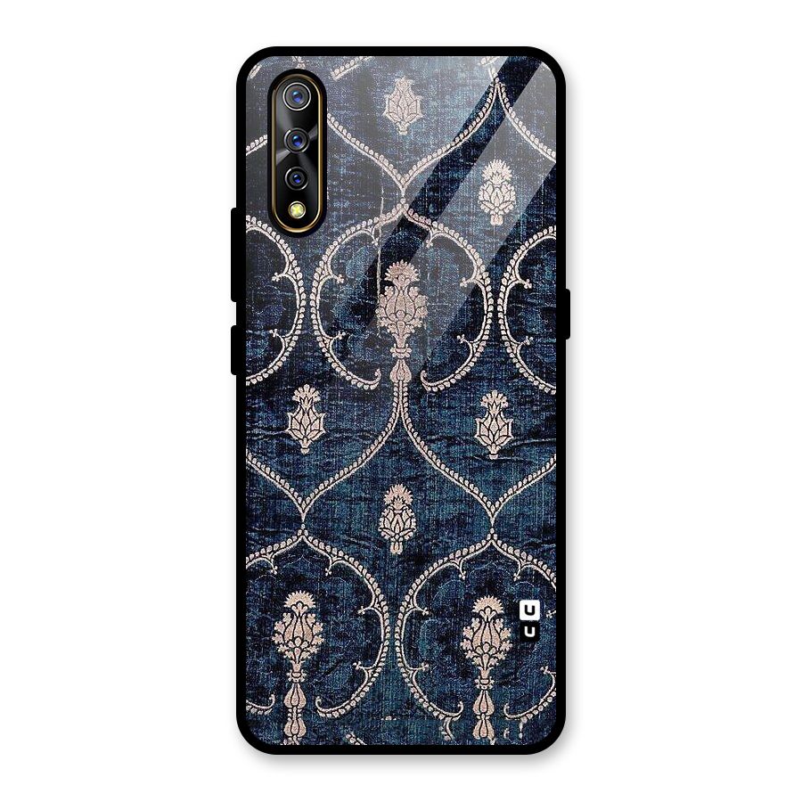 Blue Shade Rug Glass Back Case for Vivo S1