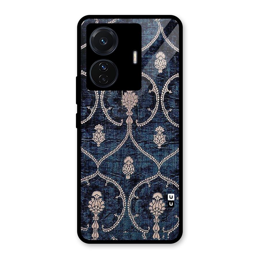 Blue Shade Rug Glass Back Case for Vivo T1 Pro