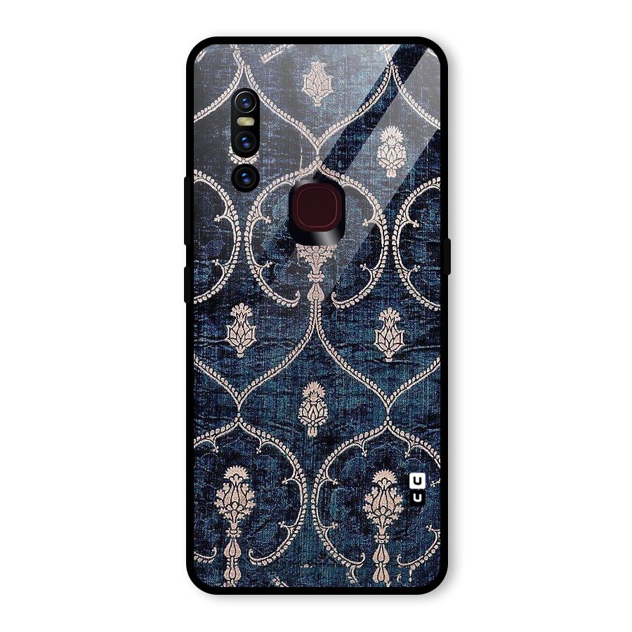 Blue Shade Rug Glass Back Case for Vivo V15