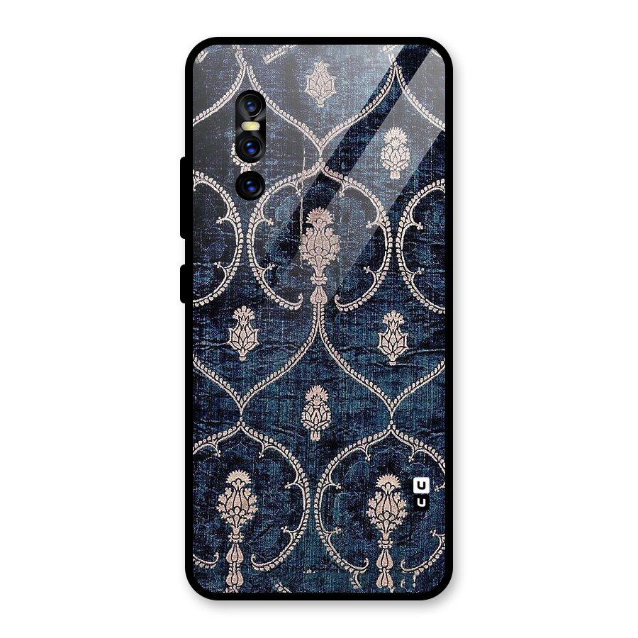 Blue Shade Rug Glass Back Case for Vivo V15 Pro