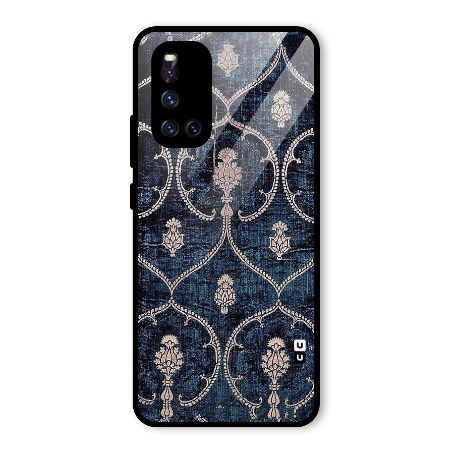 Blue Shade Rug Glass Back Case for Vivo V19
