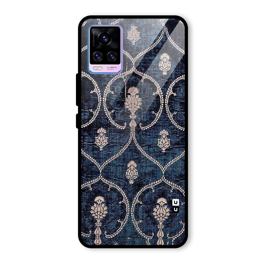 Blue Shade Rug Glass Back Case for Vivo V20 Pro