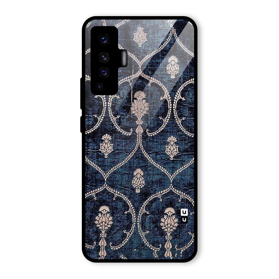 Blue Shade Rug Glass Back Case for Vivo X50