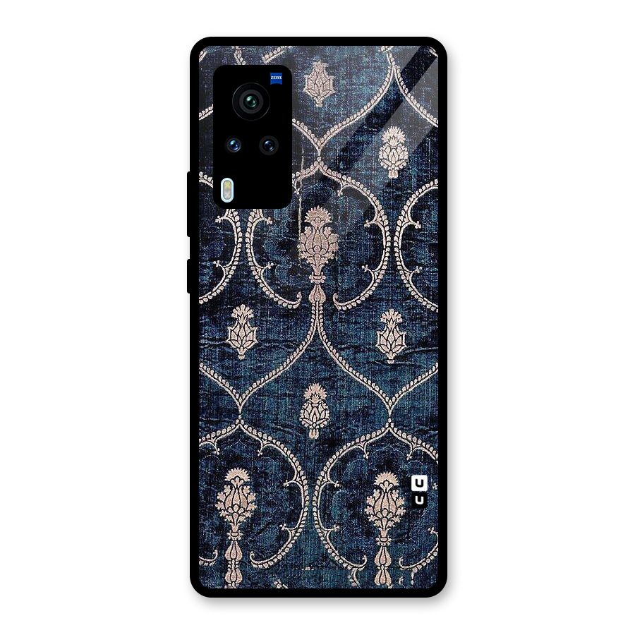 Blue Shade Rug Glass Back Case for Vivo X60 Pro