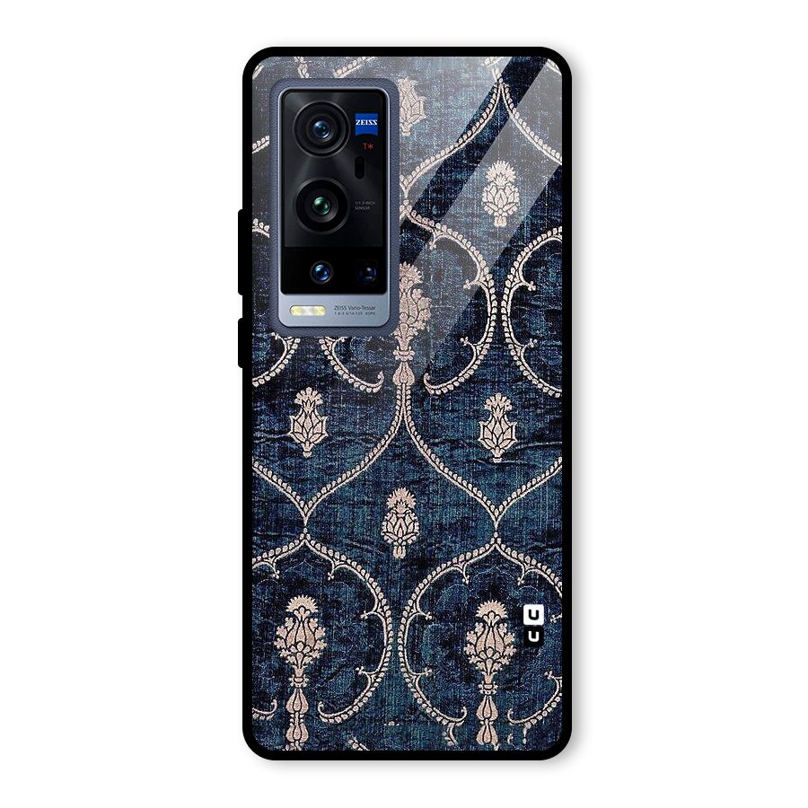 Blue Shade Rug Glass Back Case for Vivo X60 Pro Plus