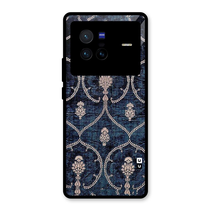 Blue Shade Rug Glass Back Case for Vivo X80