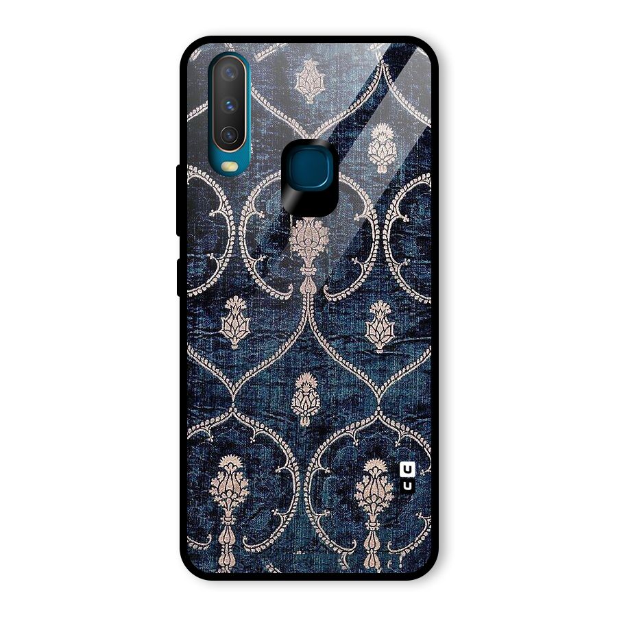 Blue Shade Rug Glass Back Case for Vivo Y12